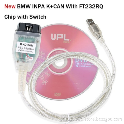 BMW INPA K+CAN With FT232RQ Chip with Switch